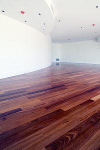 Recycled Jarrah timber floors.